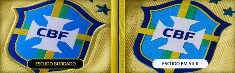 Comparativo Escudo: Bordado vs Silk